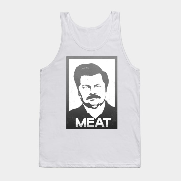 Meat Swanson Tank Top by kurticide